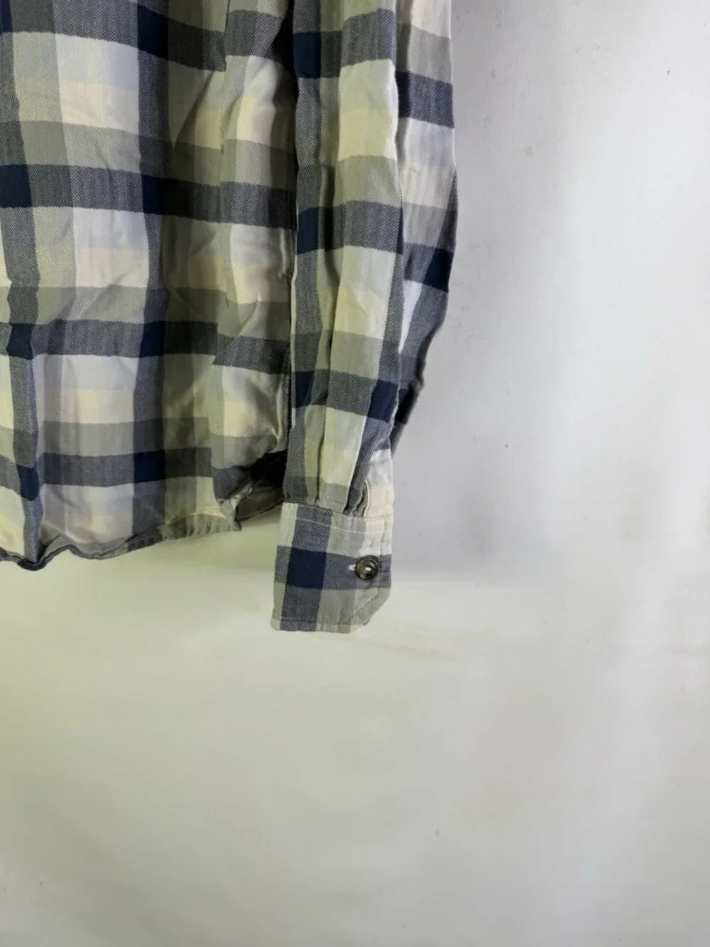 The North Face Button Shirt Rainbow Plaid Spell Out Pocket